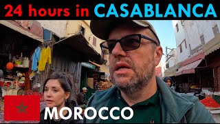 24 hours in CASABLANCA, MOROCCO!