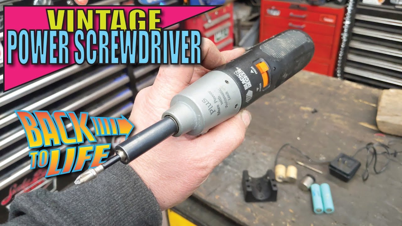 Upgrading dead Black and Decker Screwdriver to Li-ion - 282 