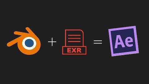 Exploring how to use Multilayer EXR from Blender into AE