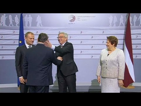 'Here comes the dictator' Juncker's cheeky welcome for Hungarian PM