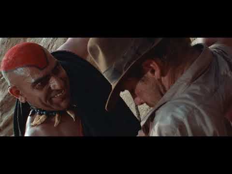 Indiana Jones and the Temple of Doom 1984 4k Movie Clip - The Rope Bridge fight BG Audio BNT