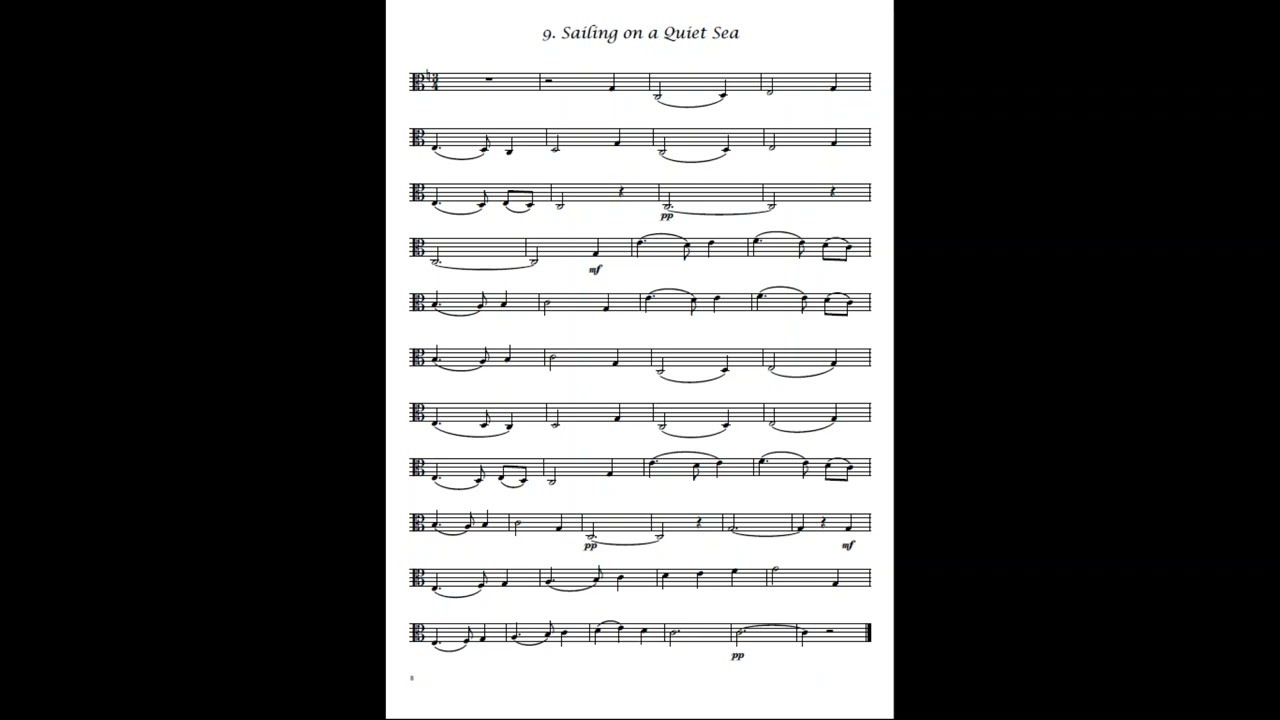 Sailing on a Quiet Sea - from: Viola Moods & Images