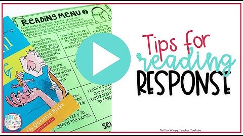 Responding to Reading