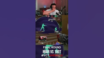 Tarik cant believe what happen last round MIBR vs 100 THIEVES #shorts