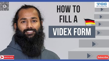 How to Fill Out the VIDEX Form (Schengen Visa Application Form) | Step-by-Step Guide for Beginners!