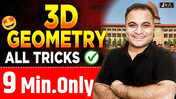 9 Mins Series 🤩| NEW Pattern 3D GEOMETRY All TRICKS & CONCEPTS Fast REVISION 🚀