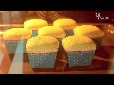 班兰烫面杯子蛋糕食谱Pandan Cupcakes Recipe|烫面法，柔软蓬松，不开裂，不缩腰，不皱皮|Soft Fluffy, No Crack, No Shrink, No Wrinkle