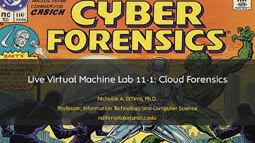 Live Virtual Machine Lab 11-1: Cloud Forensics - 062625B