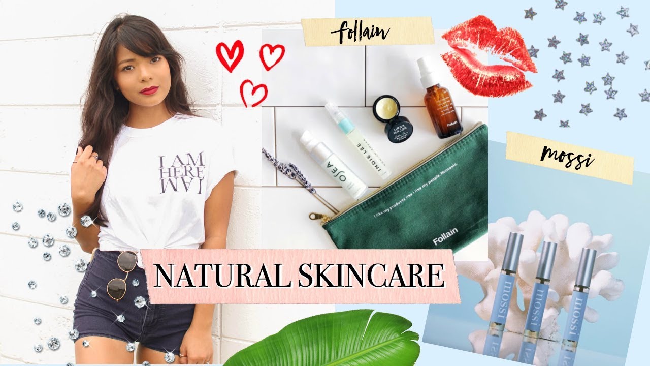 Vegan Skincare (FOLLAIN Clean Essentials Kit & Mossi Organics Eyelash Serum) Unboxing