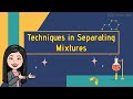 Techniques in Separating Mixtures