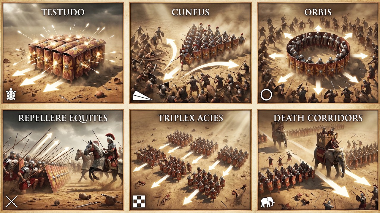 The CRAZIEST Roman Army Battle Tactics Explained - YouTube