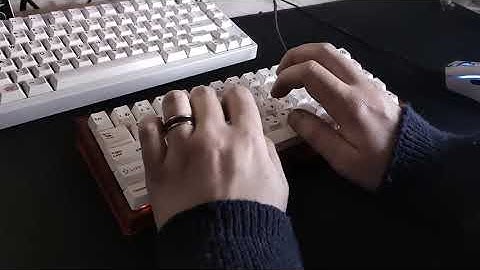 NK65 with Lavenders - PE foam + Tape mod- top mount. the best sounding NK65