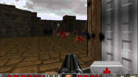 (Final Doom) The Plutonia Experiment - MAP07 - Caughtyard