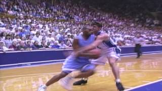 Celebrity Carolina Basketball: Jerry Stackhouse's Reverse One-handed Slam vs Duke '95 Wealth