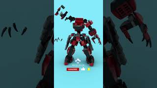 LEGO Mech MOC Samurai mech #shorts #legoMOC #legomech #legotutorial #mecha