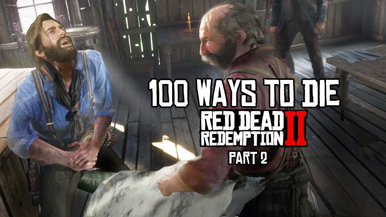 100 Funny Ways to Die in Red Dead Redemption (Part 2) - YouTube