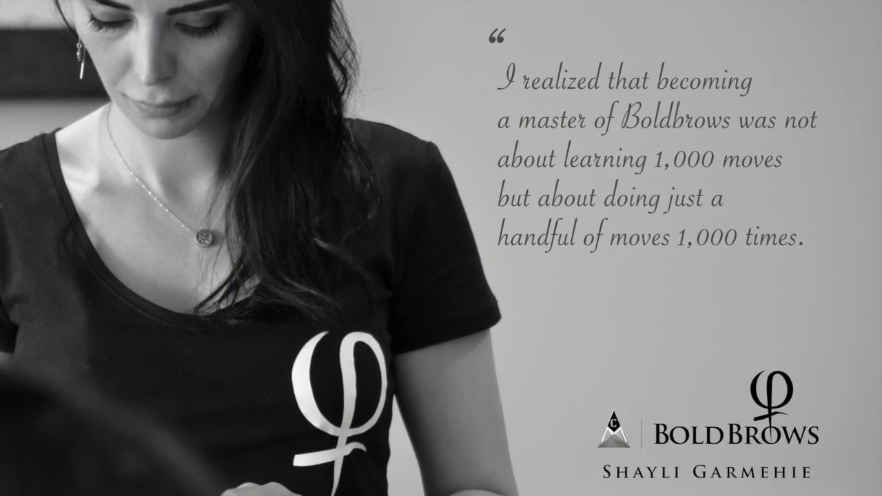 Bold Brows with Shading by Master Shayli