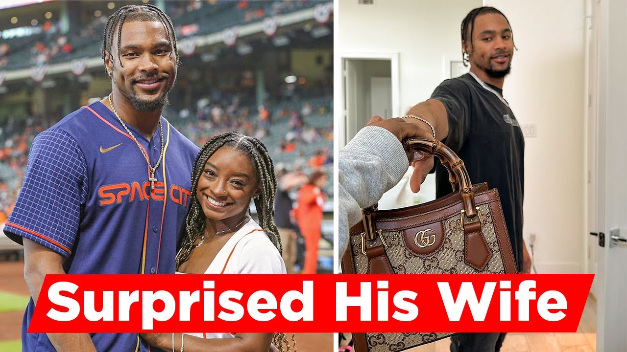 Simone Biles Husband Surprises Her with Designer Bags After She Was