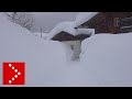 Casere sommersa nella neve: oltre 2 metri in Alta Valle Aurina