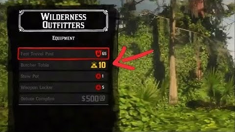 How to fix the butcher’s table bug - Red Dead Redemption 2