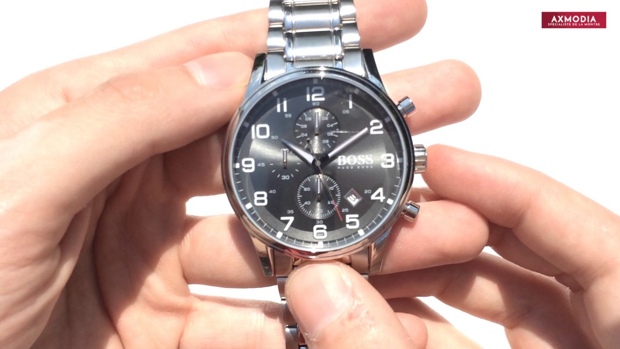 Hugo Boss - 1513181 - Montre Homme - AXMODIA - YouTube