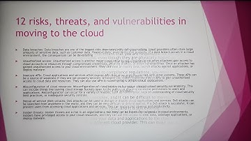 12 Key Cloud Concerns: Risks, Threats & Vulnerabilities Explained | Ad Ytbro