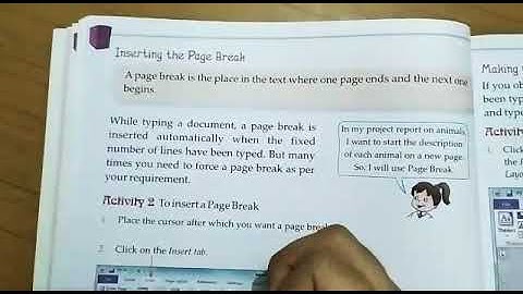 Class 5th Chapter 3 PAGE FORMATTING IN MS-WORD part 2