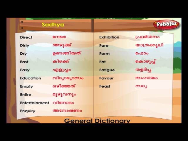 Malayalam Meaning 