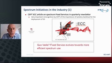 Day 3 | Showcase 1: MW & mmW spectrum for 5G wireless backhaul, hosted by ETSI