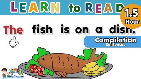 Practice Reading Simple Sentences for Nursery and Kindergarten | English Reading Compilation