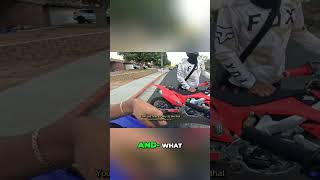 Dirt Bike Fall &amp; Street Ride: New Video Dropping Soon! #shorts