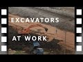 Excavators at work  7