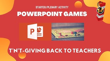 Retrieval/Revision Activity-PowerPoint Games
