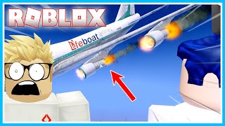 BANG CUPU DAN MIKOCIL PENGALAMAN HOROR NAIK PESAWAT JATUH DI ROBLOX?!