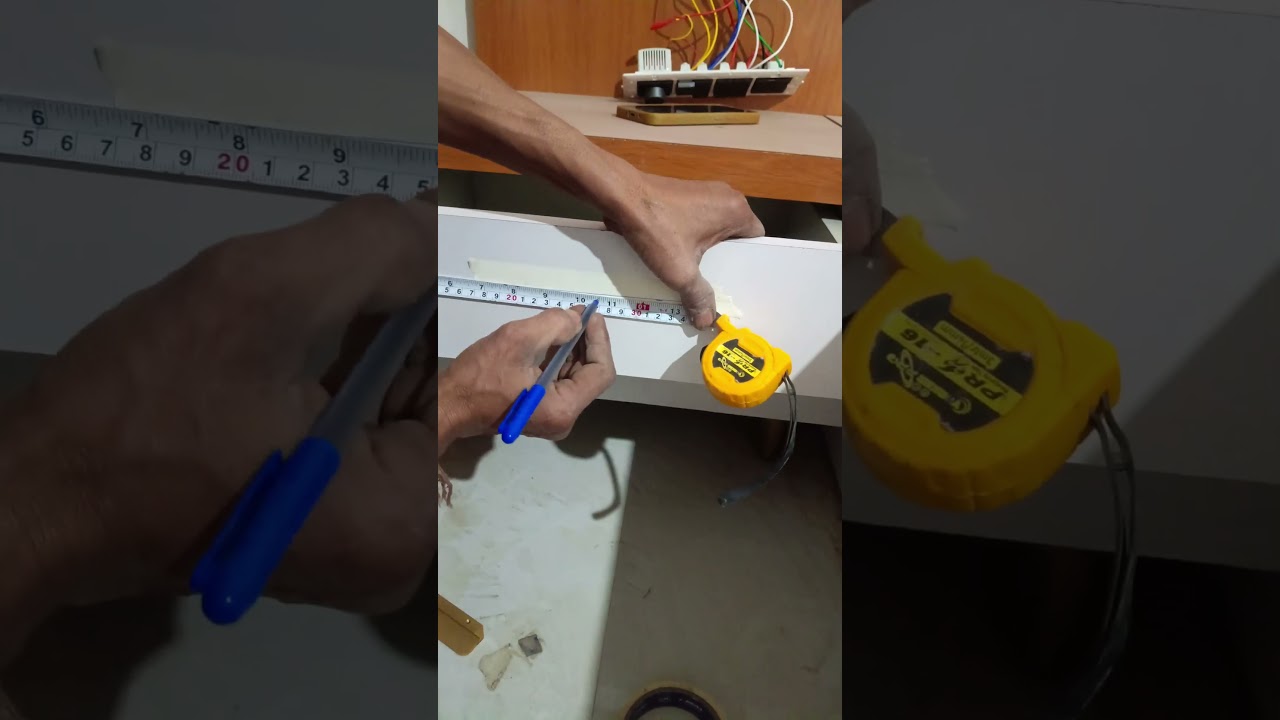 Cabinet Drawer Handle Installation - NO TEMPLETE