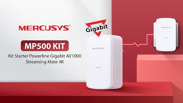 #DescoperaMercusys | MP500 KIT: Kit Powerline Gigabit AV1000