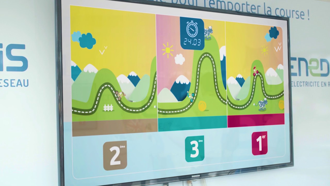 Highlab Marketing : Animation mécatronique Enedis / Havas Sports