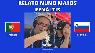 CHILLING! The voices of emotion: Portugal vs Slovenia - Penalties - Nuno Matos [Radio Antena 1]