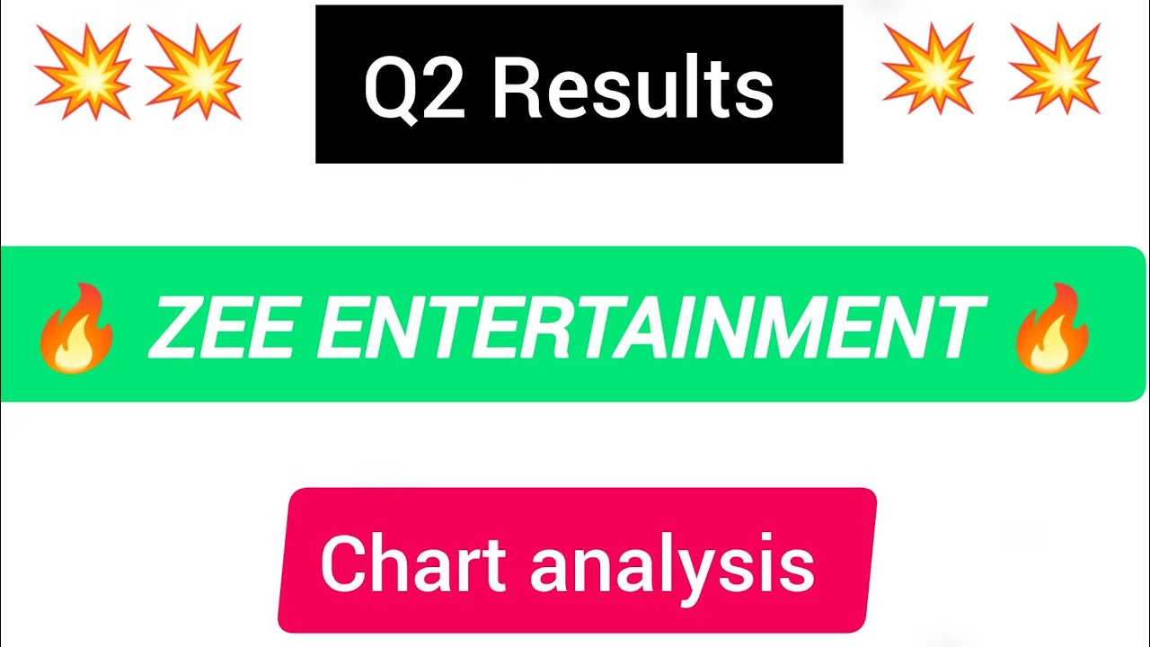 Zeel Q2 Results 2025 | Zee Entertainment Results Today | Zeel Share Latest News |Zeel chart analysis