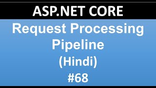 ASP.NET CORE Tutorial For Beginners 68 - Middleware Request Processing Pipeline