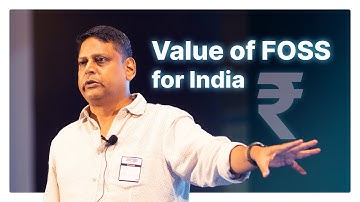 Measuring the value of FOSS for India | Venkatesh Hariharan | IndiaFOSS 2024 | FOSS United