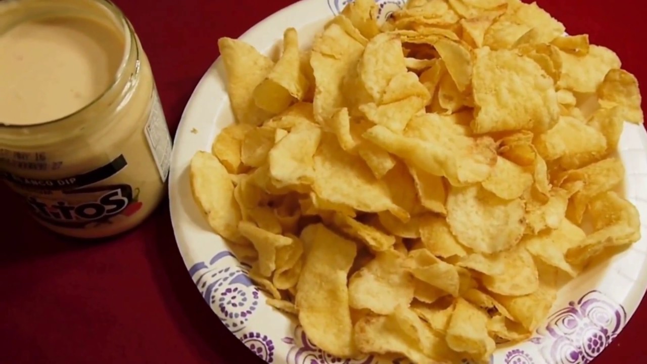 eat Kettle Cooked Potato Chips w Queso Blanco Dip YouTube