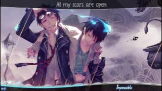 Nightcore - Impossible [Rock Version] || Lyrics