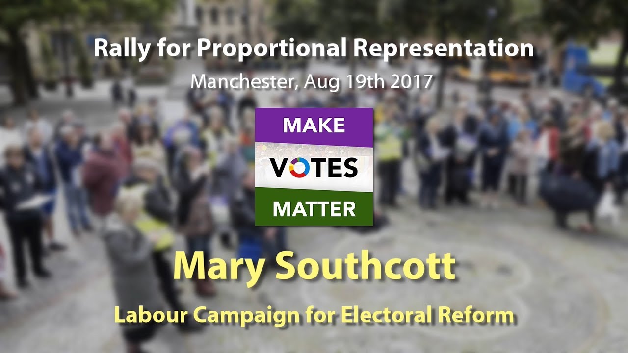 voter talika Rally for PR Mary Southcott