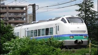 特急しらゆき6号上越妙高行き【4K】E653系H202編成56M