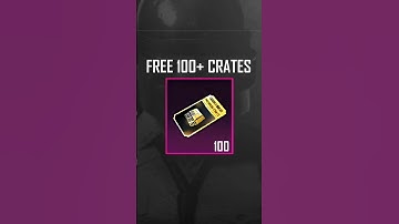 FREE 100 Premium Crates 🔥 #shorts