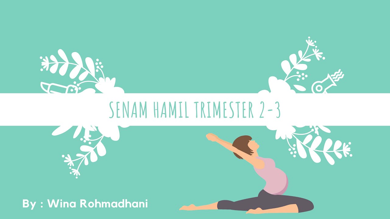  Senam  Ibu  Hamil  Trimester 2 3 YouTube