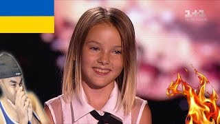 DANELIYA TULYESHOVA -DEMI LOVATO's Stone Cold - Blind Audition - The Voice Kids UKRAINE | REACTION