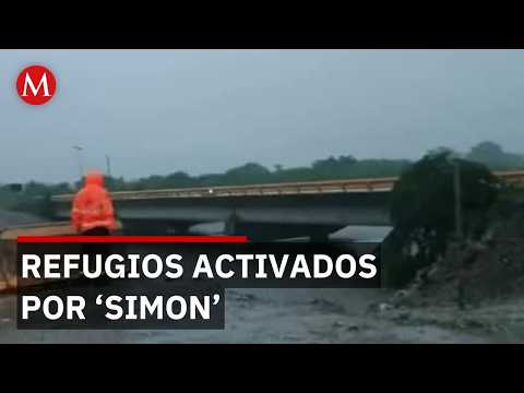 Hurricane 'Simon' strengthens to Category 2 and Guerrero reports no casualties