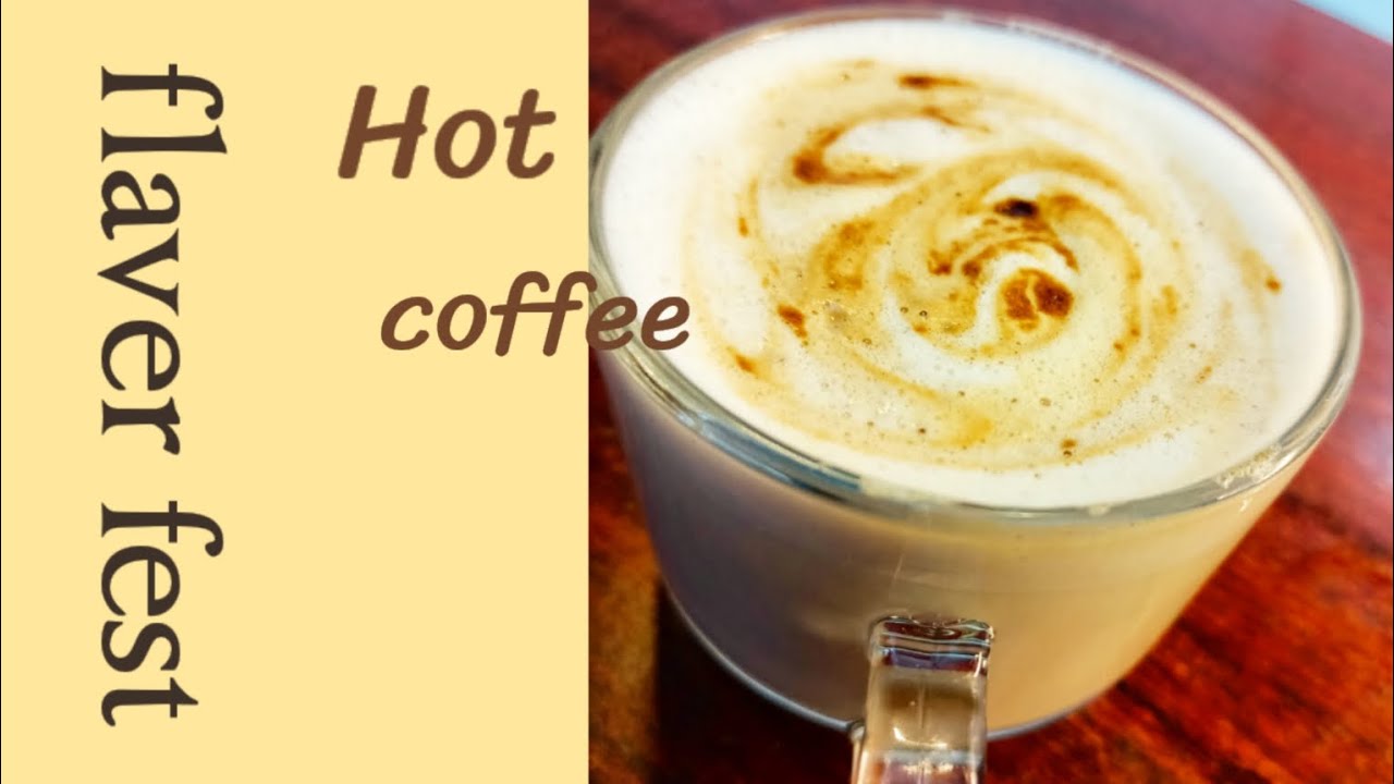 CAPACHINO HOT COFFEE WITH EASY AND QUICK METHOD. YouTube